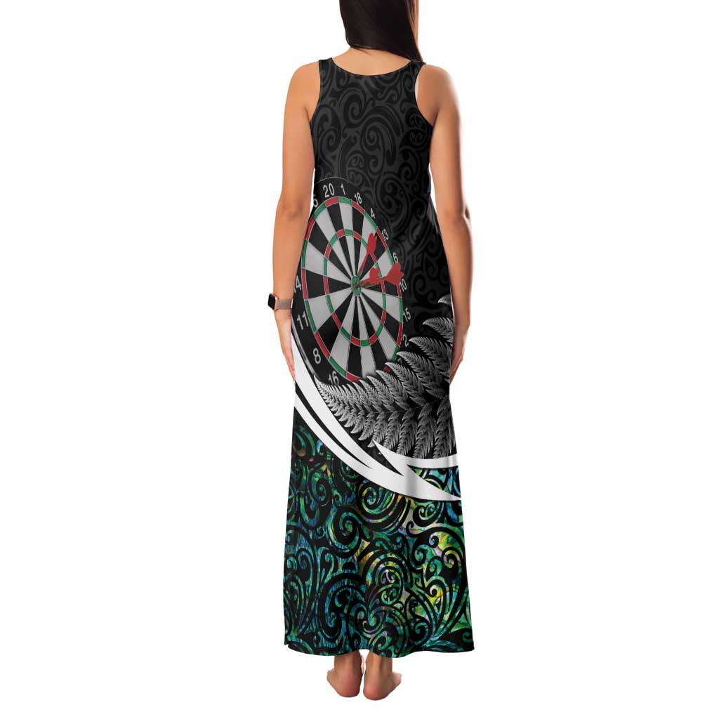 Personalized NZ Darts Family Matching Tank Maxi Dress and Hawaiian Shirt Paua Shell Maori Koru Whakairo - Aussie Hoodie