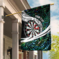 Personalized NZ Darts Garden Flag Paua Shell Maori Koru Whakairo - Aussie Hoodie