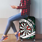Personalized NZ Darts Luggage Cover Paua Shell Maori Koru Whakairo - Aussie Hoodie