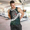 Personalized NZ Darts Men Tank Top Paua Shell Maori Koru Whakairo - Aussie Hoodie