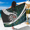 Personalized NZ Darts Sarong Paua Shell Maori Koru Whakairo - Aussie Hoodie