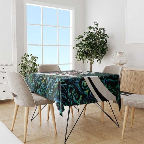 Personalized NZ Darts Tablecloth Paua Shell Maori Koru Whakairo - Aussie Hoodie