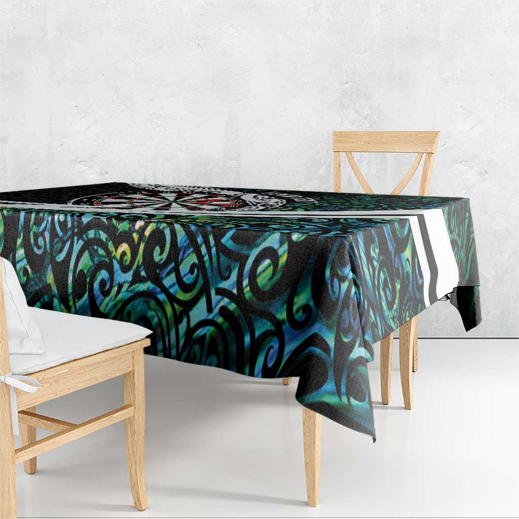 Personalized NZ Darts Tablecloth Paua Shell Maori Koru Whakairo - Aussie Hoodie