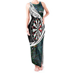 Personalized NZ Darts Tank Maxi Dress Paua Shell Maori Koru Whakairo - Aussie Hoodie