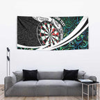 Personalized NZ Darts Tapestry Paua Shell Maori Koru Whakairo - Aussie Hoodie
