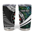 Personalized NZ Darts Tumbler Cup Paua Shell Maori Koru Whakairo - Aussie Hoodie