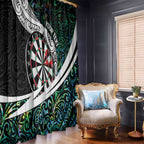Personalized NZ Darts Window Curtain Paua Shell Maori Koru Whakairo - Aussie Hoodie