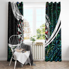 Personalized NZ Darts Window Curtain Paua Shell Maori Koru Whakairo - Aussie Hoodie