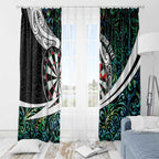 Personalized NZ Darts Window Curtain Paua Shell Maori Koru Whakairo - Aussie Hoodie