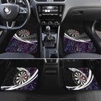 Personalized NZ Darts Car Mats Paua Shell Maori Koru Whakairo - Purple - Aussie Hoodie