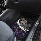 Personalized NZ Darts Car Mats Paua Shell Maori Koru Whakairo - Purple - Aussie Hoodie