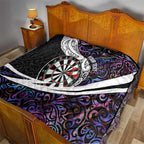 Personalized NZ Darts Quilt Paua Shell Maori Koru Whakairo - Purple - Aussie Hoodie