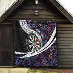 Personalized NZ Darts Quilt Paua Shell Maori Koru Whakairo - Purple - Aussie Hoodie