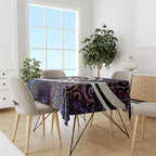Personalized NZ Darts Tablecloth Paua Shell Maori Koru Whakairo - Purple - Aussie Hoodie