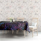 Personalized NZ Darts Tablecloth Paua Shell Maori Koru Whakairo - Purple - Aussie Hoodie