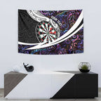 Personalized NZ Darts Tapestry Paua Shell Maori Koru Whakairo - Purple - Aussie Hoodie