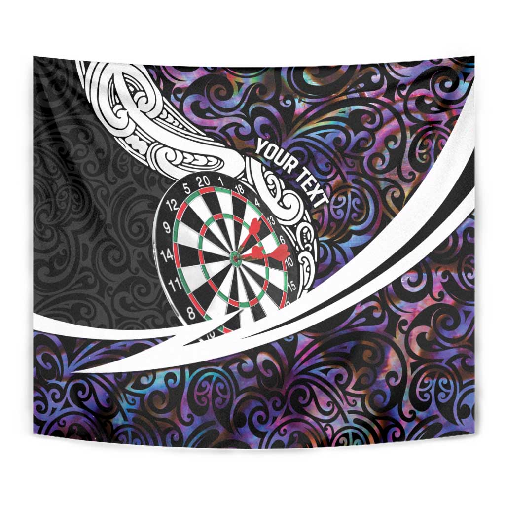 Personalized NZ Darts Tapestry Paua Shell Maori Koru Whakairo - Purple - Aussie Hoodie