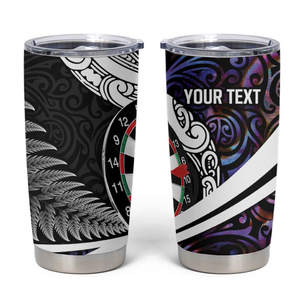 Personalized NZ Darts Tumbler Cup Paua Shell Maori Koru Whakairo - Purple - Aussie Hoodie