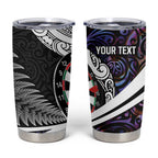 Personalized NZ Darts Tumbler Cup Paua Shell Maori Koru Whakairo - Purple - Aussie Hoodie