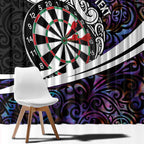 Personalized NZ Darts Window Curtain Paua Shell Maori Koru Whakairo - Purple - Aussie Hoodie
