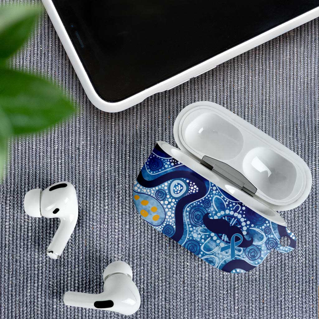 Australia Indigenous Blue Ribbon AirPods Case Mo Bros Mustache - Aussie Hoodie