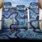 Australia Indigenous Blue Ribbon Back Car Seat Cover Mo Bros Mustache - Aussie Hoodie