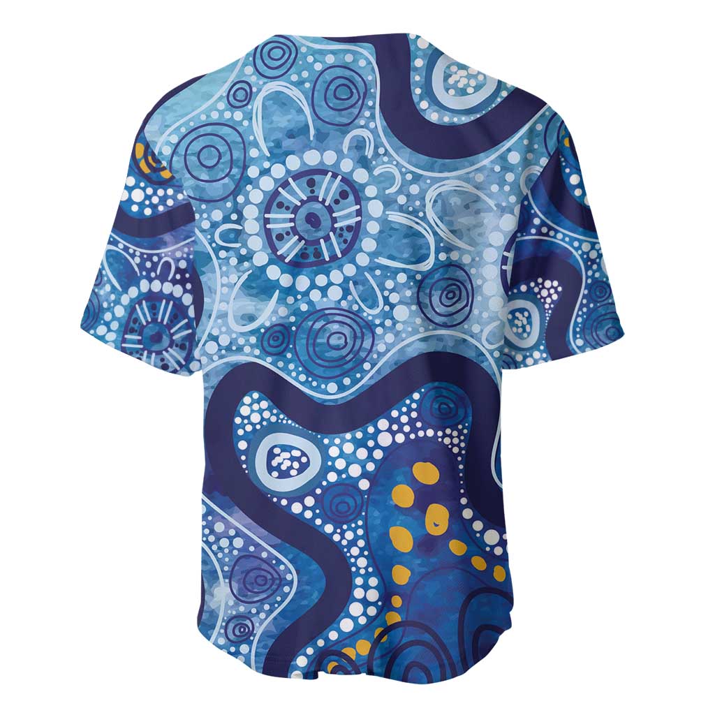 Australia Indigenous Blue Ribbon Baseball Jersey Mo Bros Mustache - Aussie Hoodie