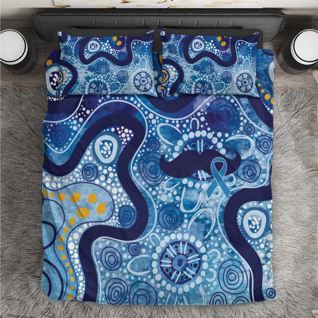 Australia Indigenous Blue Ribbon Bedding Set Mo Bros Mustache - Aussie Hoodie