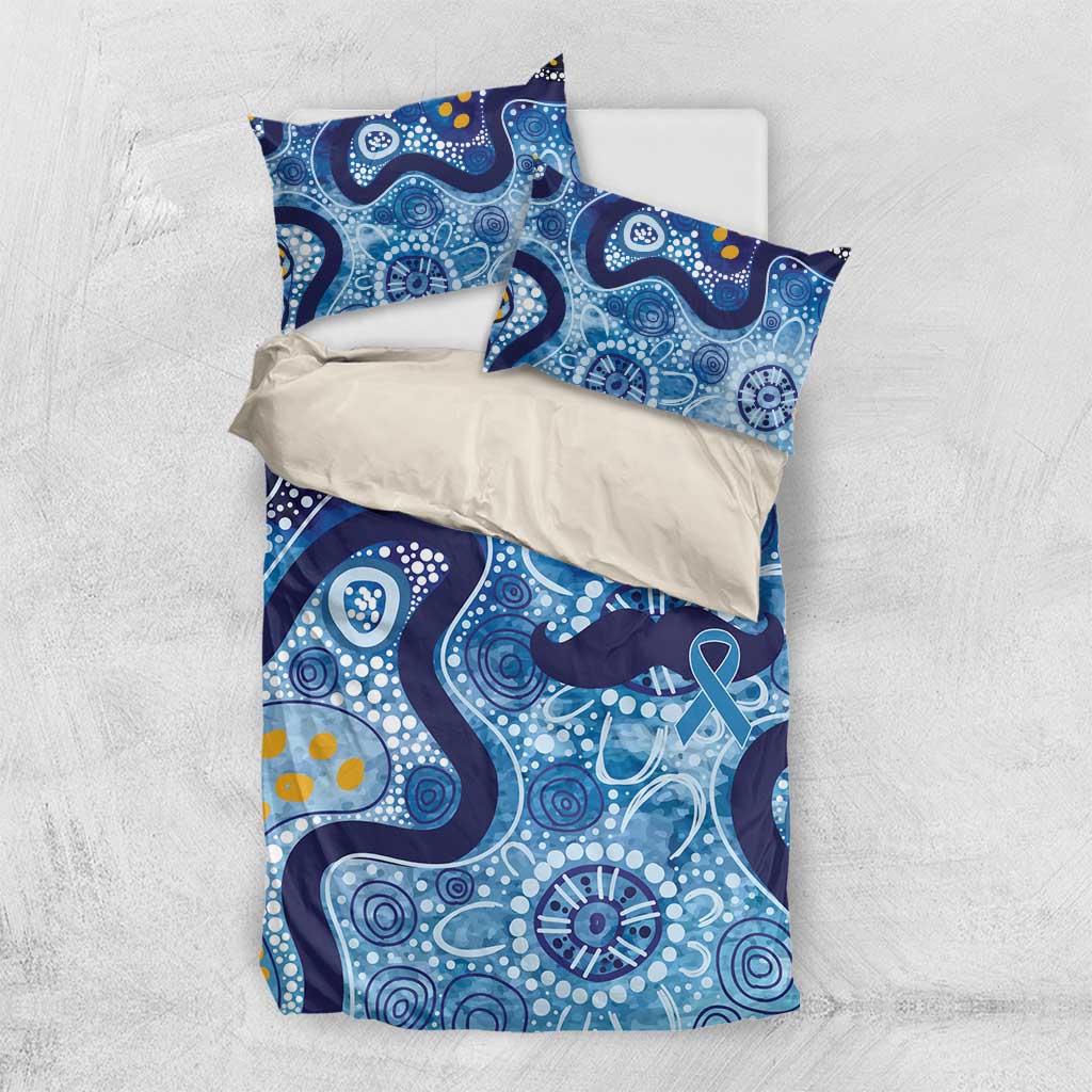 Australia Indigenous Blue Ribbon Bedding Set Mo Bros Mustache - Aussie Hoodie