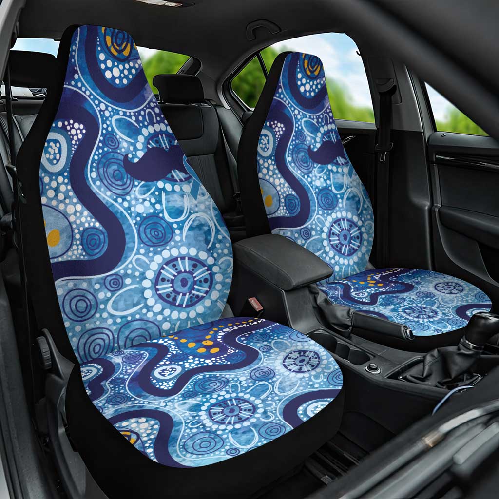 Australia Indigenous Blue Ribbon Car Seat Cover Mo Bros Mustache - Aussie Hoodie