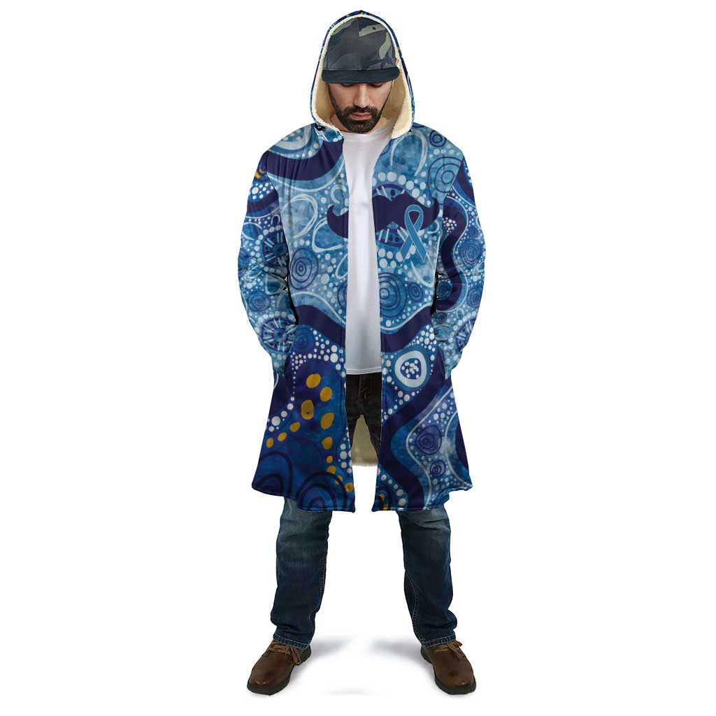Australia Indigenous Blue Ribbon Cloak Mo Bros Mustache - Aussie Hoodie