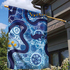 Australia Indigenous Blue Ribbon Garden Flag Mo Bros Mustache - Aussie Hoodie
