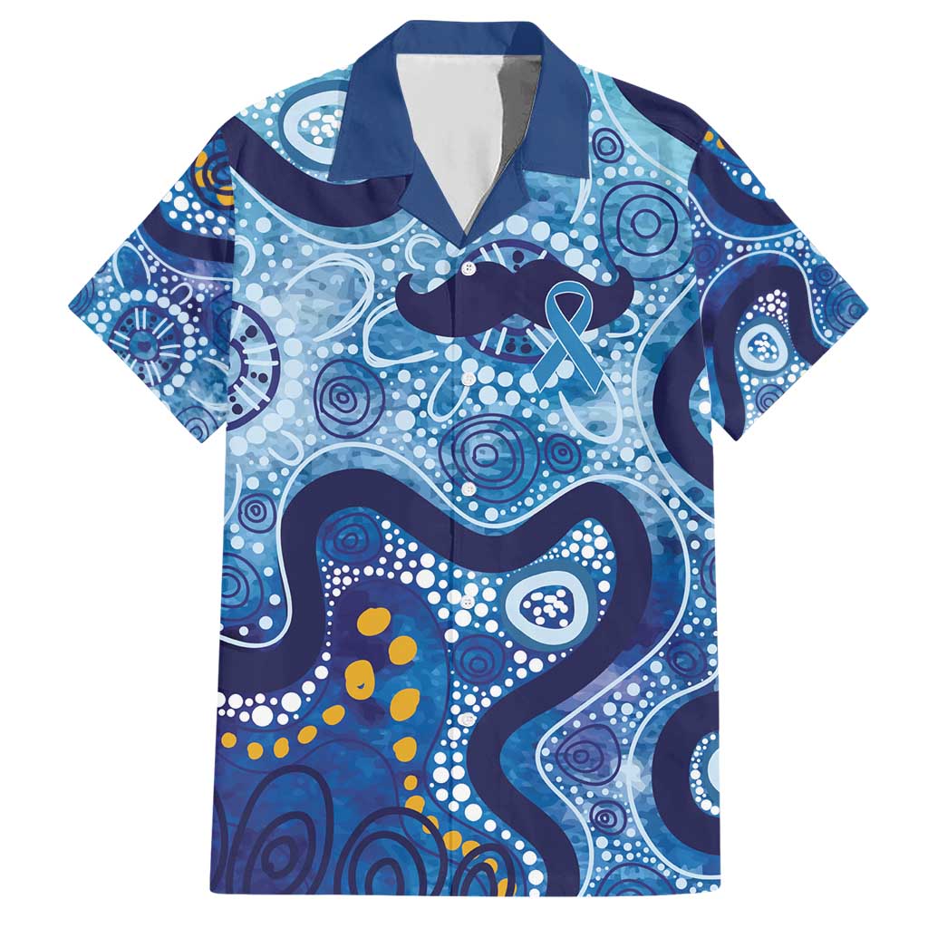 Australia Indigenous Blue Ribbon Hawaiian Shirt Mo Bros Mustache - Aussie Hoodie