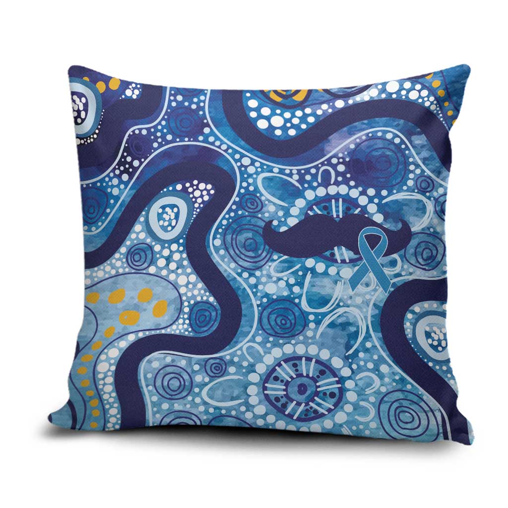 Australia Indigenous Blue Ribbon Pillow Cover Mo Bros Mustache - Aussie Hoodie