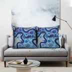 Australia Indigenous Blue Ribbon Pillow Cover Mo Bros Mustache - Aussie Hoodie