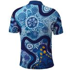 Australia Indigenous Blue Ribbon Polo Shirt Mo Bros Mustache - Aussie Hoodie