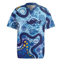 Australia Indigenous Blue Ribbon Rugby Jersey Mo Bros Mustache - Aussie Hoodie