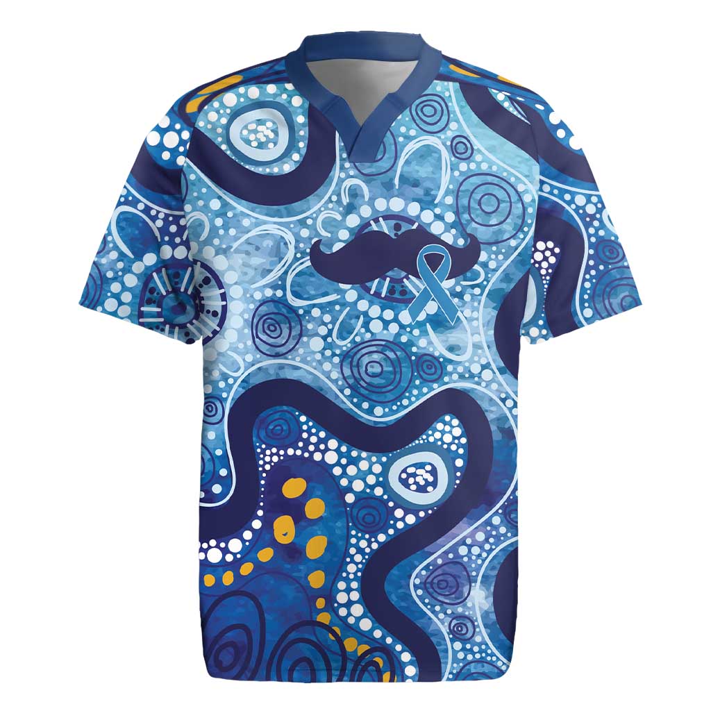Australia Indigenous Blue Ribbon Rugby Jersey Mo Bros Mustache - Aussie Hoodie