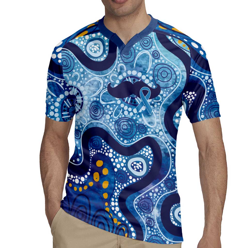 Australia Indigenous Blue Ribbon Rugby Jersey Mo Bros Mustache - Aussie Hoodie