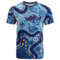 Australia Indigenous Blue Ribbon T Shirt Mo Bros Mustache - Aussie Hoodie