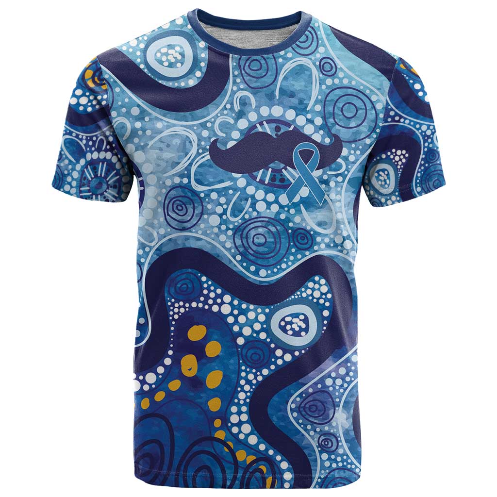 Australia Indigenous Blue Ribbon T Shirt Mo Bros Mustache - Aussie Hoodie