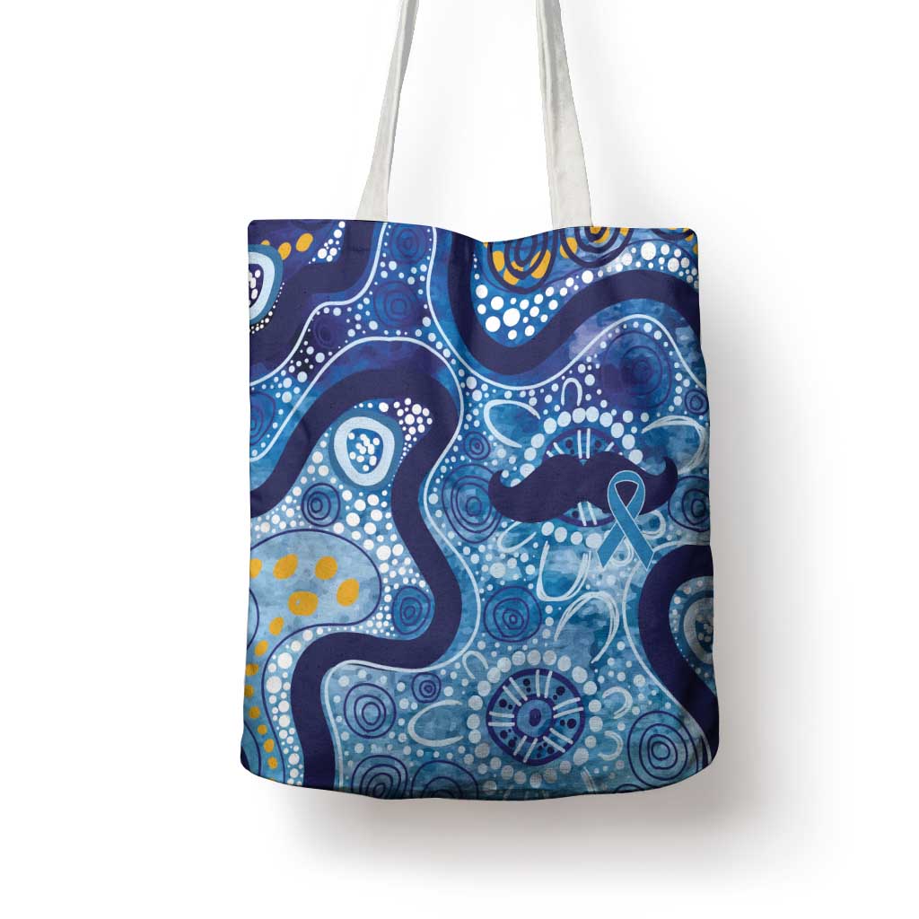 Australia Indigenous Blue Ribbon Tote Bag Mo Bros Mustache - Aussie Hoodie