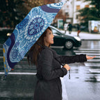Australia Indigenous Blue Ribbon Umbrella Mo Bros Mustache - Aussie Hoodie