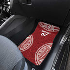 Personalized Mate Maa Tonga Rugby Car Mats Ofa Atu Tonga