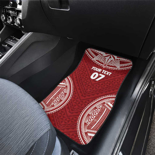 Personalized Mate Maa Tonga Rugby Car Mats Ofa Atu Tonga