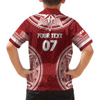 Personalized Mate Maa Tonga Rugby Family Matching Off Shoulder Maxi Dress and Hawaiian Shirt Ofa Atu Tonga