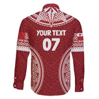 Personalized Mate Maa Tonga Rugby Family Matching Off Shoulder Short Dress and Hawaiian Shirt Ofa Atu Tonga
