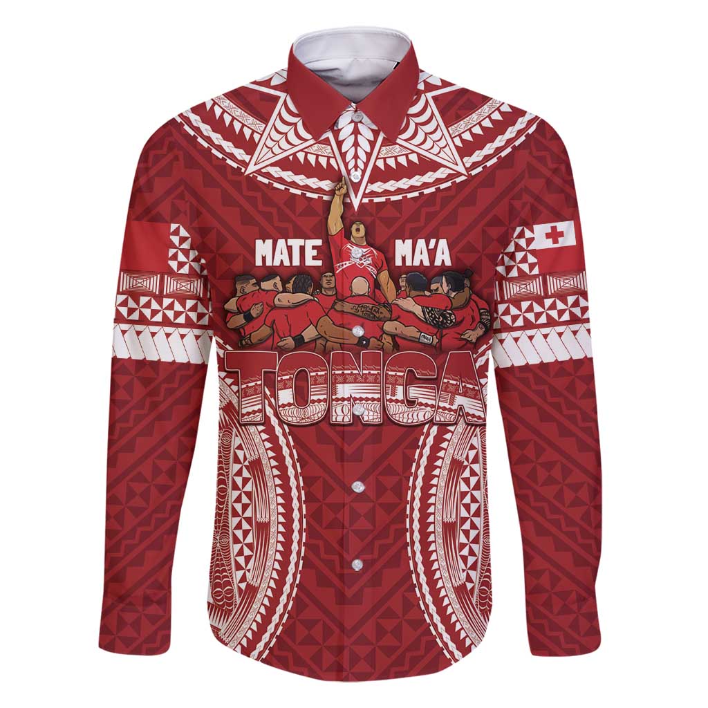Personalized Mate Maa Tonga Rugby Family Matching Summer Maxi Dress and Hawaiian Shirt Ofa Atu Tonga