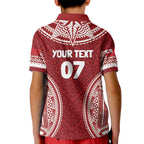 Personalized Mate Maa Tonga Rugby Kid Polo Shirt Ofa Atu Tonga