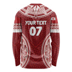 Personalized Mate Maa Tonga Rugby Long Sleeve Shirt Ofa Atu Tonga